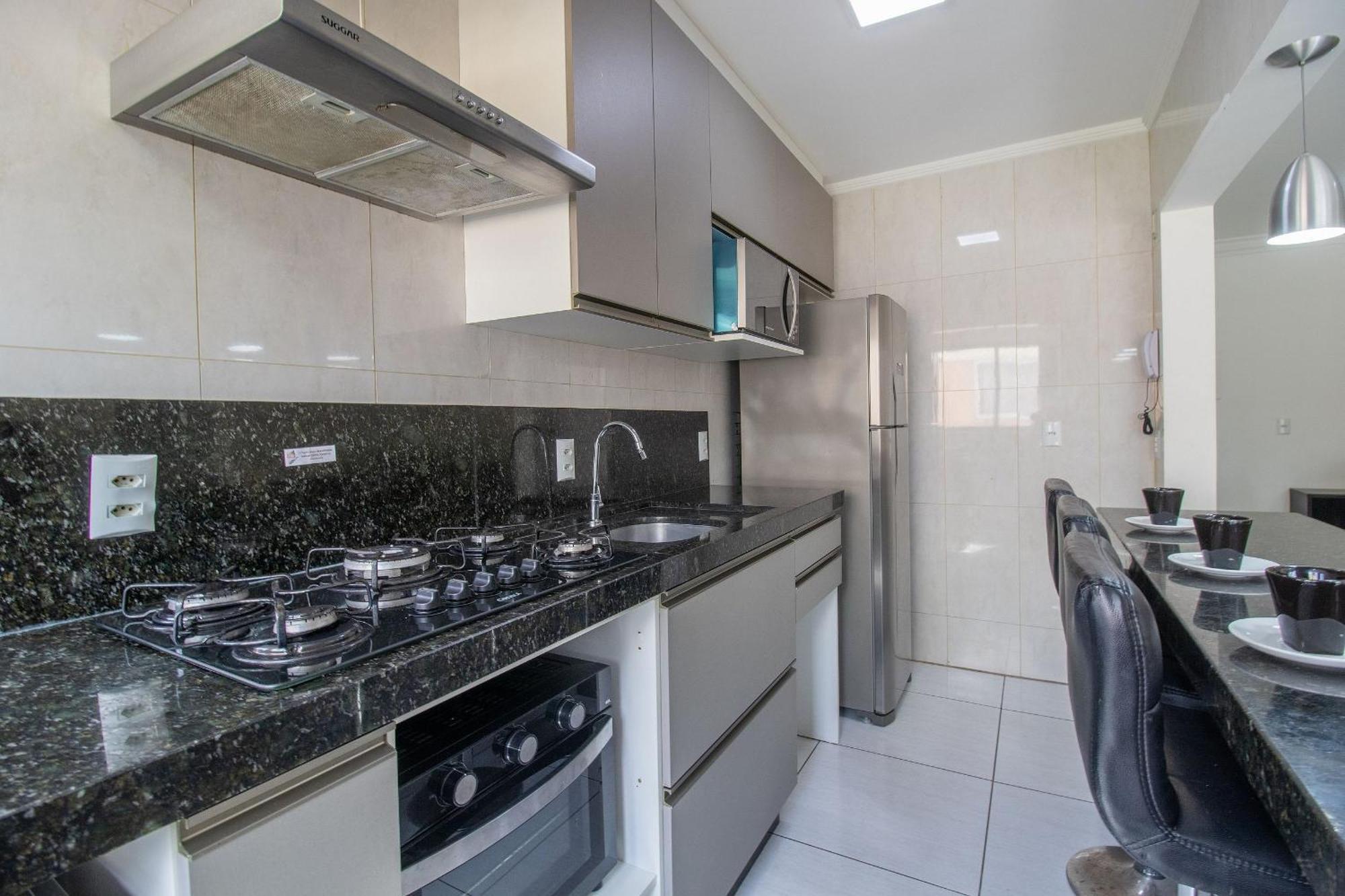Apartment Bk54 - Climatizado, Tv Smart, Conforto, Garagem *